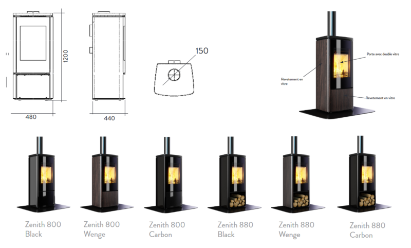 Le poêle ZENITH 400 - 600 - 800 – Image 3